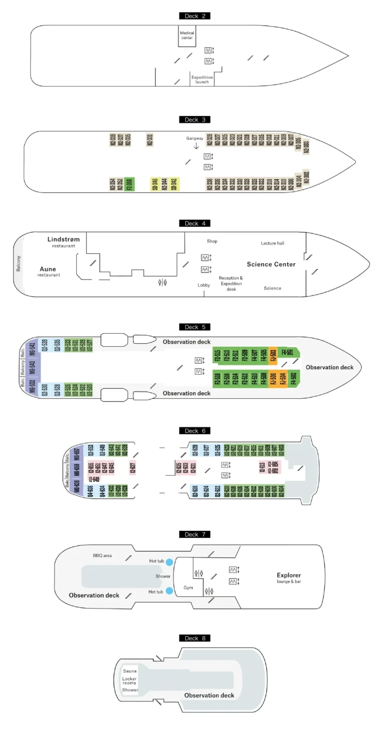 MS FRAM Ship Layout