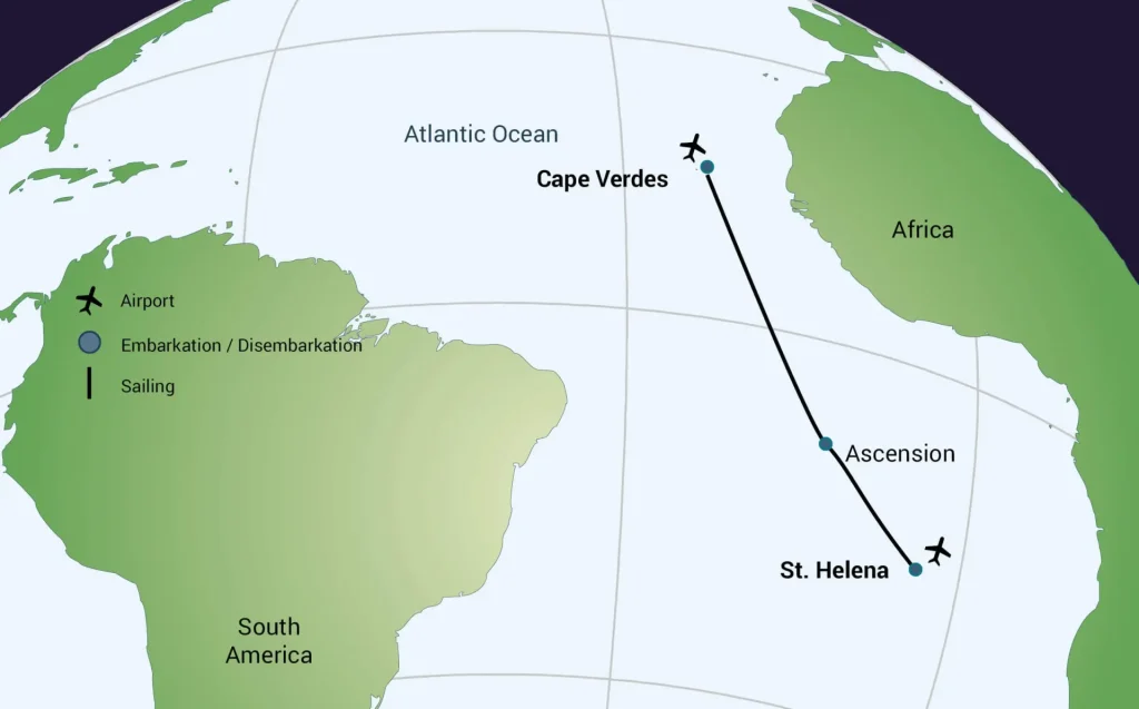 St. Helena to Cape Verde