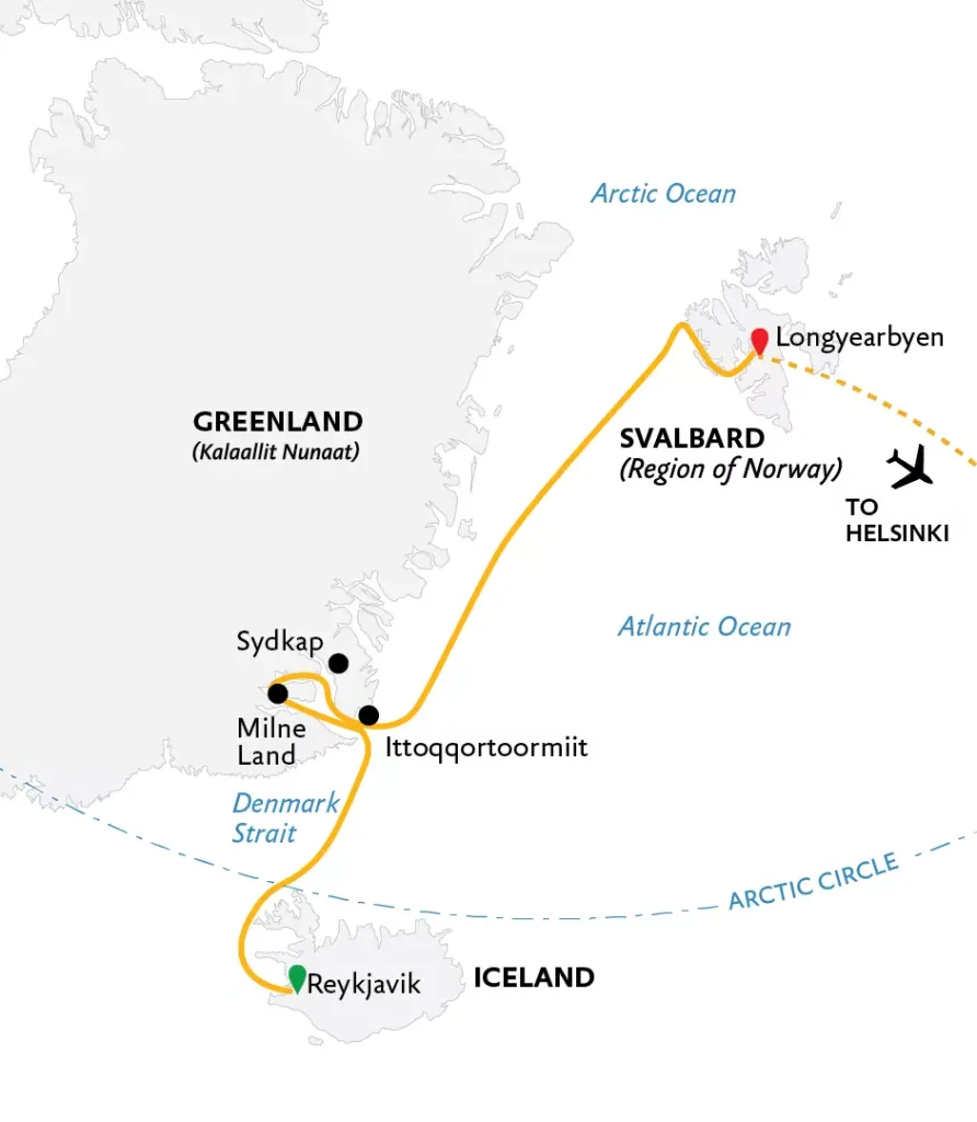 Three Arctic Islands Northbound