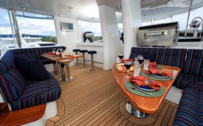 23_Flybridge Bar & Dining YOTSPACE superyacht voyages