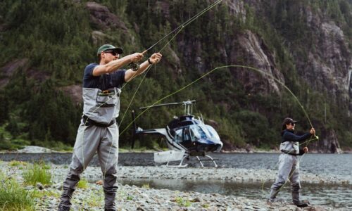 Heli Fly Fishing