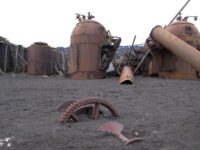 Rusty old remains of the whaling station boilers on Whalers Bay, Deception Island_Erwin Vermeulen
